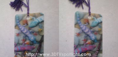 bookmark with lenticular 3D printing